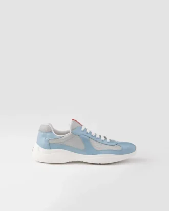 Zapatillas Prada America’s Cup de charol y tejido técnico