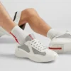 Zapatillas Prada America’s Cup de charol y tejido técnico