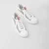 Zapatillas Prada America’s Cup de charol y tejido técnico