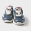 Zapatillas Prada America’s Cup de charol y tejido técnico