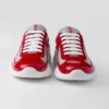 Zapatillas Prada America’s Cup de charol y tejido técnico