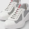 Zapatillas Prada America’s Cup de charol y tejido técnico
