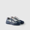 Zapatillas Prada America’s Cup de goma blanda y tejido de bicicleta