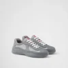 Zapatillas Prada America’s Cup de goma blanda y tejido de bicicleta