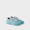 Zapatillas Prada America’s Cup de goma blanda y tejido de bicicleta