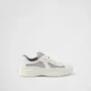 Zapatillas Prada America’s Cup de goma blanda y tejido de bicicleta