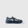 Zapatillas Prada America’s Cup de goma blanda y tejido de bicicleta