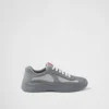 Zapatillas Prada America’s Cup de goma blanda y tejido de bicicleta