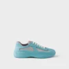 Zapatillas Prada America’s Cup de goma blanda y tejido de bicicleta