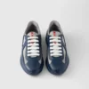 Zapatillas Prada America’s Cup de goma blanda y tejido de bicicleta