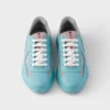 Zapatillas Prada America’s Cup de goma blanda y tejido de bicicleta