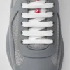 Zapatillas Prada America’s Cup de goma blanda y tejido de bicicleta