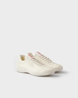 Zapatillas Prada America’s Cup de piel napa