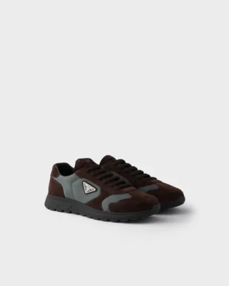 Zapatillas Prax de gamuza y Re-Nylon Zapatillas Prax de gamuza y Re-Nylon