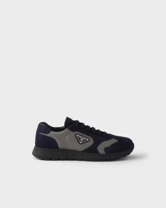 Zapatillas Prax de gamuza y Re-Nylon Zapatillas Prax de gamuza y Re-Nylon
