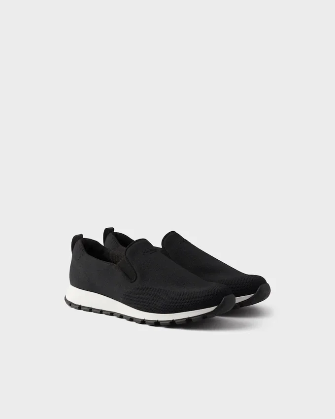 Zapatillas sin cordones de punto elástico Zapatillas sin cordones de punto elástico