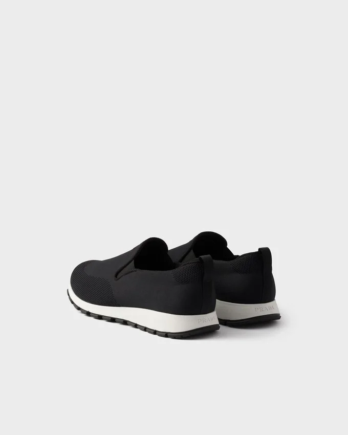 Zapatillas sin cordones de punto elástico Zapatillas sin cordones de punto elástico