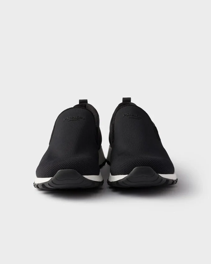 Zapatillas sin cordones de punto elástico Zapatillas sin cordones de punto elástico