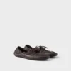 Zapatos con cordones de cuero envejecido Shuffle