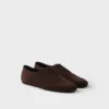 Zapatos con cordones de gamuza