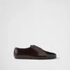 Zapatos con cordones de piel cepillada