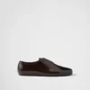 Zapatos con cordones de piel cepillada