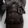 Zapatos con correa de monje y flecos Shuffle