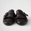 Zapatos con correa de monje y flecos Shuffle
