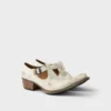 Zapatos de cuero envejecido con hebilla Zapatos de cuero envejecido con hebilla