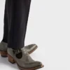 Zapatos de cuero envejecido con hebilla Zapatos de cuero envejecido con hebilla