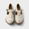 Zapatos de cuero envejecido con hebilla Zapatos de cuero envejecido con hebilla