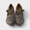 Zapatos de cuero envejecido con hebilla Zapatos de cuero envejecido con hebilla