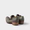 Zapatos de cuero envejecido con hebilla Zapatos de cuero envejecido con hebilla