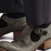 Zapatos de cuero envejecido con hebilla Zapatos de cuero envejecido con hebilla