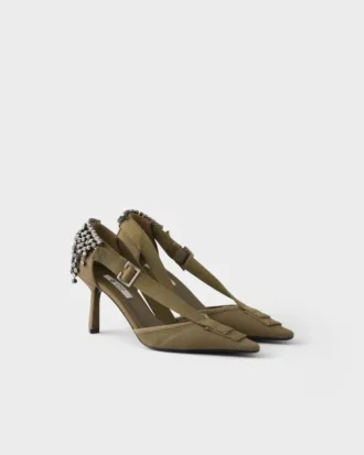 Zapatos de lona con cristales