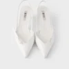 Zapatos de tacón con talón abierto de charol Zapatos de tacón con talón abierto de charol