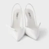 Zapatos de tacón con talón abierto de charol Zapatos de tacón con talón abierto de charol