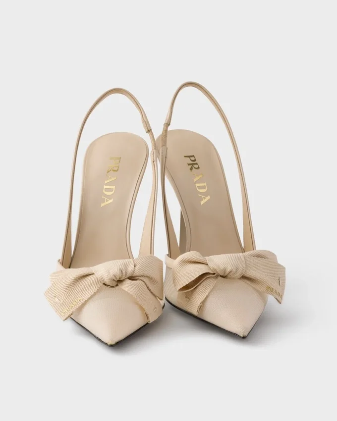 Zapatos de tacón con talón abierto de malla Zapatos de tacón con talón abierto de malla