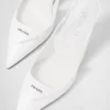 Zapatos de tacón con talón abierto de piel cepillada Zapatos de tacón con talón abierto de piel cepillada