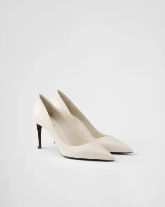 Zapatos de tacón de charol Saffiano Zapatos de tacón de charol Saffiano