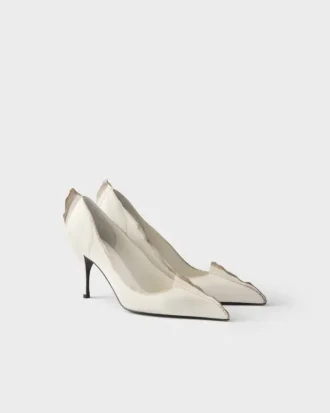 Zapatos de tacón de cuero envejecido