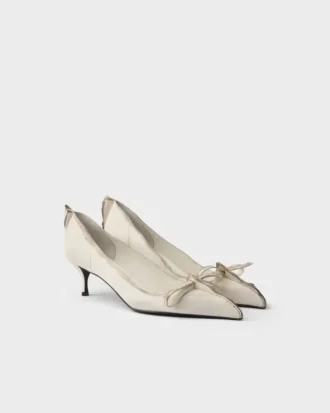 Zapatos de tacón de cuero envejecido