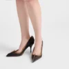 Zapatos de tacón de cuero envejecido Zapatos de tacón de cuero envejecido