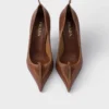 Zapatos de tacón de cuero envejecido Zapatos de tacón de cuero envejecido