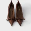 Zapatos de tacón de cuero envejecido Zapatos de tacón de cuero envejecido