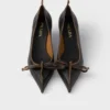 Zapatos de tacón de cuero envejecido Zapatos de tacón de cuero envejecido