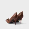 Zapatos de tacón de cuero envejecido Zapatos de tacón de cuero envejecido