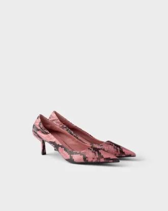 Zapatos de tacón de piel Ayers estampada Zapatos de tacón de piel Ayers estampada