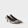 Zapatos de tacón de piel Ayers estampada Zapatos de tacón de piel Ayers estampada
