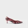 Zapatos de tacón de piel Ayers estampada Zapatos de tacón de piel Ayers estampada